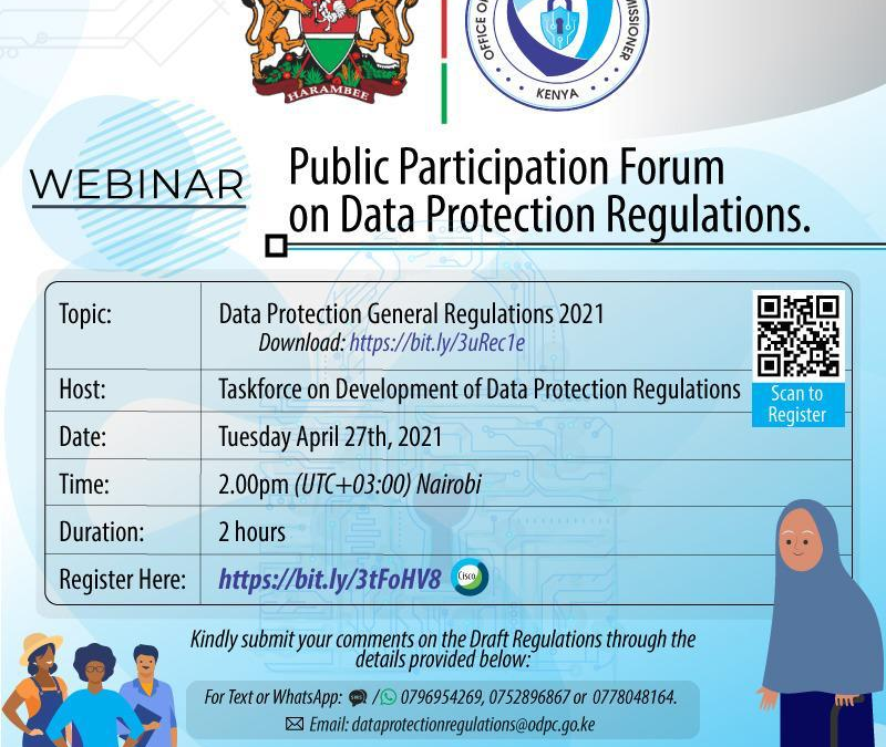 #DataProtectionKe #publicparticipation