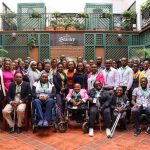 KICTANet-CA Technical workshop participants on Internet and Disability posing fora group photo.