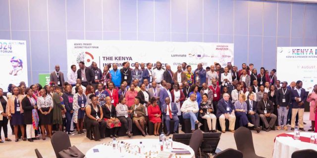 Kenya's Digital Future Takes Center Stage at KeIGF with participants posing for a group photo.