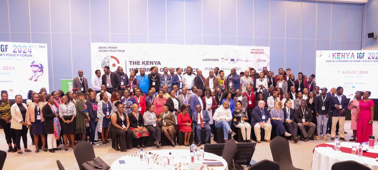 Kenya's Digital Future Takes Center Stage at KeIGF with participants posing for a group photo.