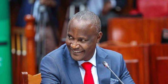 Treasury CS nominee John Mbadi appears before the Committee on Appointments for vetting on August 3, 2024.