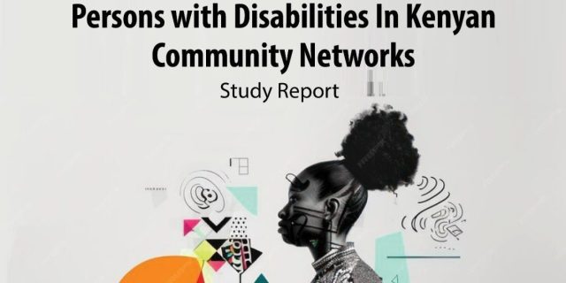 The cover page of the Best Practices For Digital Inclusion of People With Disability In Kenyan Community Networks study report