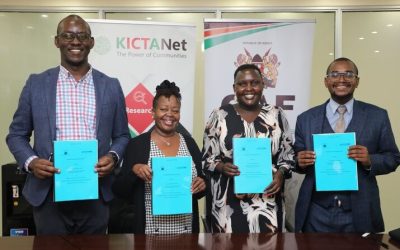 Advancing Digital Governance: CAF and KICTANet Sign MoU