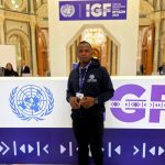 Nic Nyakundi at the IGF 2024 Riyadh in Saudi Arabia