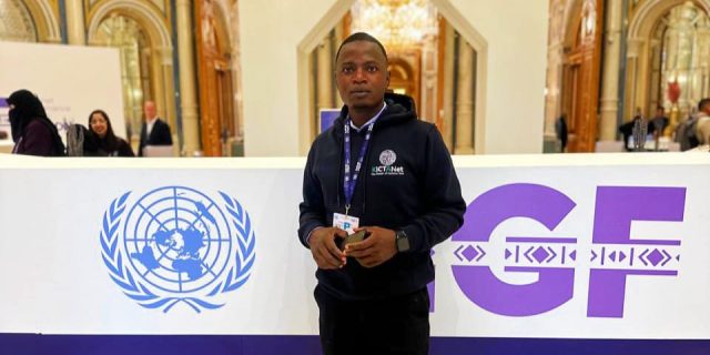 Nic Nyakundi at the IGF 2024 Riyadh in Saudi Arabia