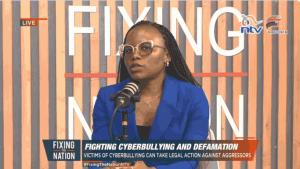 KICTANet's Cherie Oyier discussed Technology-Facilitated Gender-Based Violence (TFGBV) on NTV's Fixing the Nation, covering self-protection strategies, legal challenges, and KICTANet's initiatives to combat online harms.