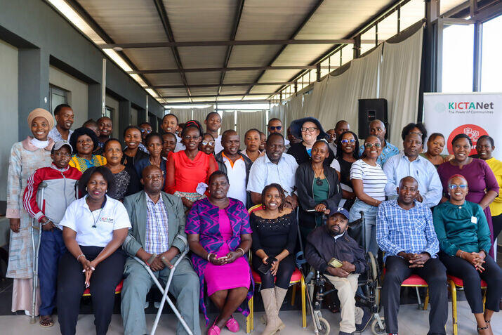 Group photos of the participants in Machakos in Enhancing Data Protection and Cyber Hygiene for Vulnerable Groups in Machakos