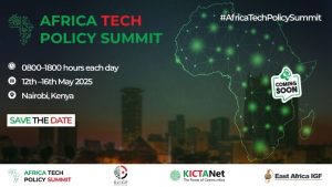 Save the Date for the Africa Tech Policy Summit.